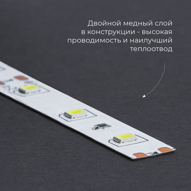 Светодиодная LED лента Feron LS606, 60SMD(5050)/m 14.4W/m 12V 5m 3000К, артикул FERON 27646