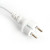Сетевой шнур для гирлянд 3м, 2*0,5мм2, IP44, белый, DM403, артикул FERON 48189