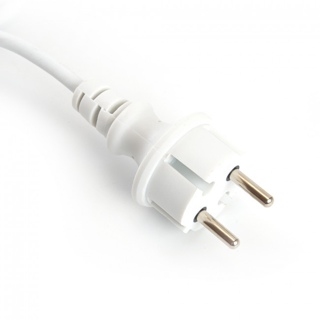 Сетевой шнур для гирлянд 3м, 2*0,5мм2, IP44, белый, DM403, артикул FERON 48189