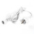 Сетевой шнур для гирлянд 3м, 2*0,5мм2, IP44, белый, DM403, артикул FERON 48189