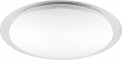 Светодиодный управляемый светильник накладной Feron AL5000 тарелка 36W теплый белый (3000К) - холодный белый (6500K) белый с кантом