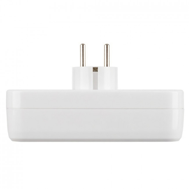 Разветвитель сетевой 3-местный с/з STEKKER ADP16-23-20, 250V, 16A, ABS пластик, белый, артикул STEKKER 39024