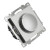 Выключатель диммирующий TRIAC(механизм), STEKKER GLS10-7106-03, 250V, 500W, серия Катрин, серебро, артикул STEKKER 39587