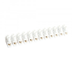 LD226-3A Зажим винтовой изолированный 450В, 3А, 12 пар, полипропилен DIY