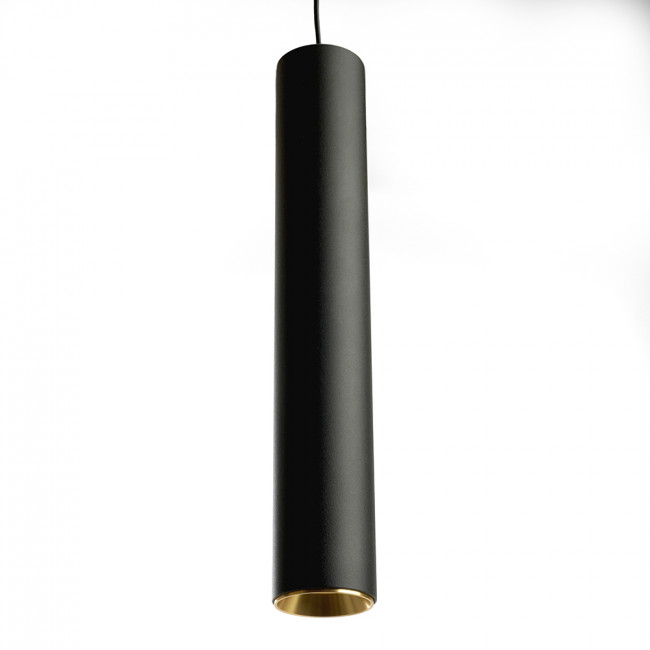 Светильник потолочный Feron ML1018 Barrel levitation на подвесе MR11 35W 230V, черный + золото 40*250, артикул FERON 51387