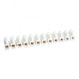 LD226-10A Зажим винтовой изолированный 450В, 10А, 12 пар, полипропилен DIY