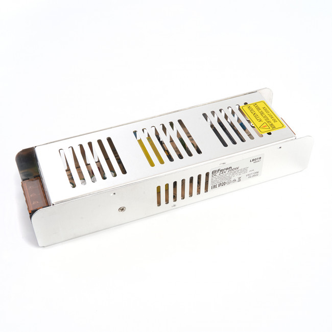 Трансформатор электронный для светодиодной ленты 200W 24V (драйвер), LB019, артикул FERON 48047