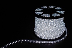 Дюралайт (световая нить) со светодиодами, 2W 100м 230V 36LED/м 13мм, белый 7000K, LED-R2W