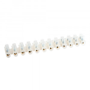 LD227-10A Зажим винтовой изолированный 450В, 10А, 12 пар, полиэтилен DIY