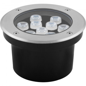 Светодиодный светильник тротуарный (грунтовый) Feron SP4113 9W RGB 230V IP67 Светодиодный светильник тротуарный (грунтовый) Feron SP4113 9W RGB 230V IP67