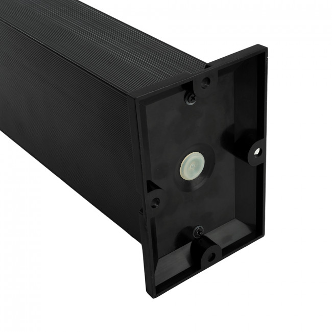 Светильник садово-парковый Feron.ONE DH0808-P, столб,  GU10 220-240V, черный пластик, артикул FERON 51542