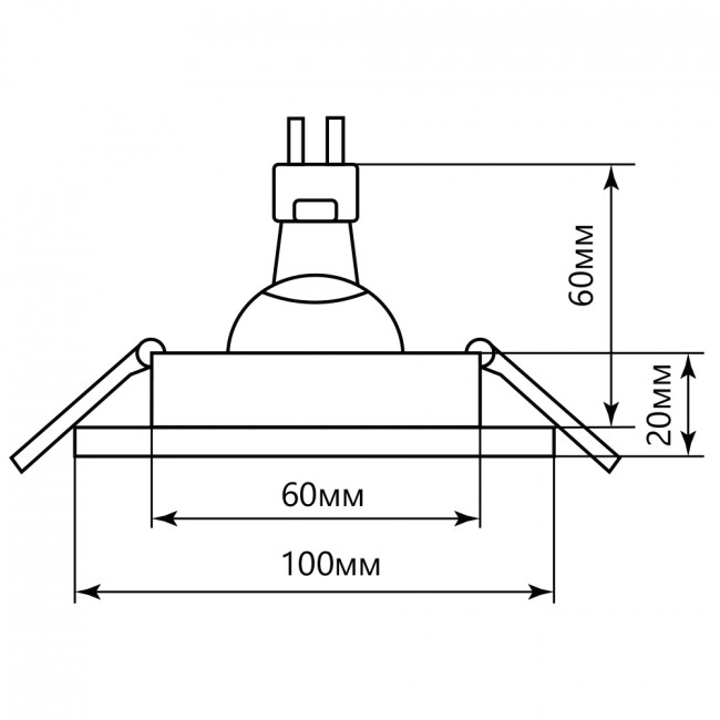 Светильник встраиваемый с белой LED подсветкой Feron CD903 потолочный MR16 G5.3 белый, артикул FERON 28846 Светильник встраиваемый с белой LED подсветкой Feron CD903 потолочный MR16 G5.3 белый, артикул FERON 28846