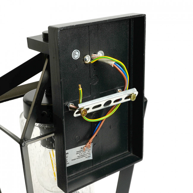 Светильник садово-парковый Feron PL771  на стену вниз 40W 220-240V E27, черный, артикул FERON 51836