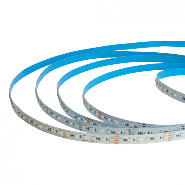 Светодиодная LED лента Feron LS501, 120SMD(3535)/м 11Вт/м 24V 5000*10*1.5мм RGB IP20, артикул FERON 51823