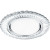 Светильник встраиваемый с белой LED подсветкой Feron CD4044 потолочный GX53 без лампы, прозрачный, хром, артикул FERON 41306