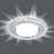 Светильник встраиваемый с белой LED подсветкой Feron CD4044 потолочный GX53 без лампы, прозрачный, хром, артикул FERON 41306