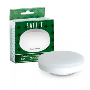 Лампа светодиодная SAFFIT SBGX5306 GX53 6W 230V 2700K Лампа светодиодная SAFFIT SBGX5306 GX53 6W 230V 2700K