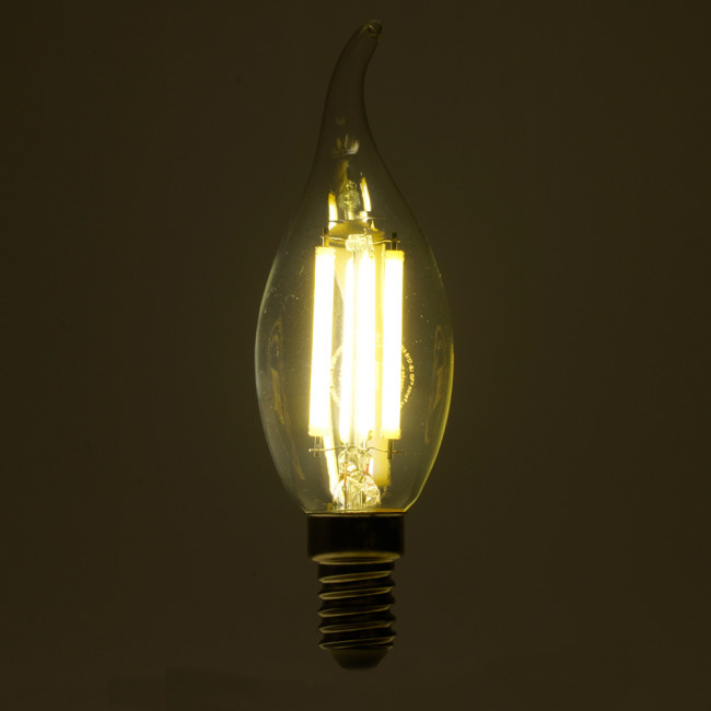 Лампа светодиодная Feron.PRO LB-1218 Свеча на ветру E14 1300LM 8W 175-265V 4000K, артикул FERON 51266