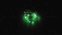 Светодиодная гирлянда Feron CL570 линейная 2м зеленый с питанием от батареек