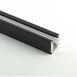 Шинопровод трехфазный 2 м. черный для трековых светильников Feron Ш2000