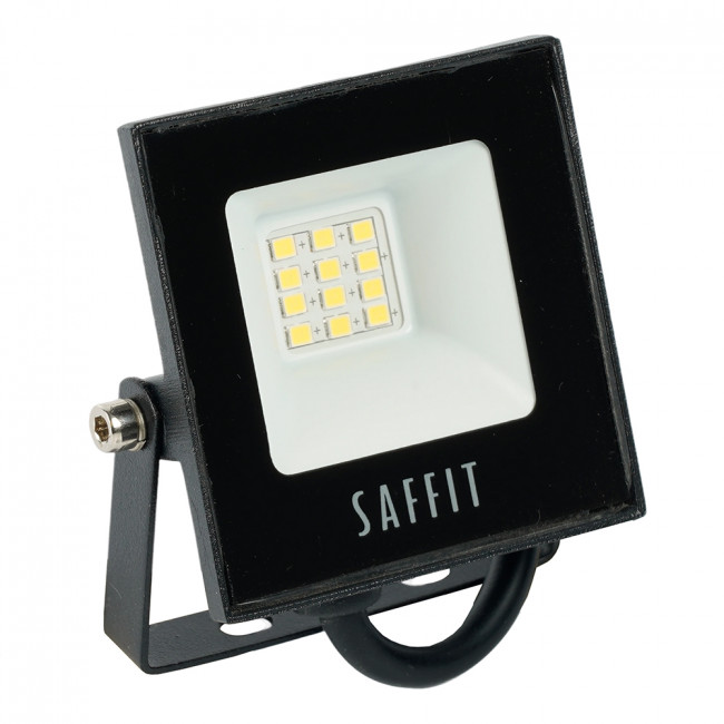 Светодиодный прожектор SAFFIT SFL90-10 IP65 10W 4000K черный, артикул SAFFIT 55074