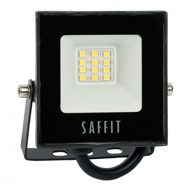 Светодиодный прожектор SAFFIT SFL90-10 IP65 10W 4000K черный, артикул SAFFIT 55074