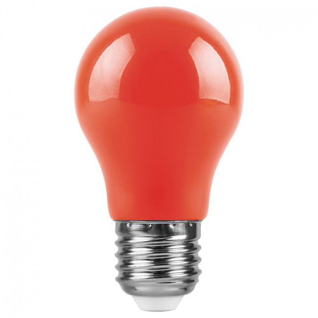 Лампа светодиодная Feron LB-375 E27 3W матовая 230V красная, артикул FERON 25924