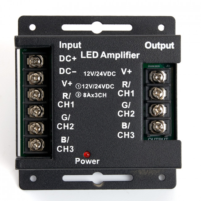 Усилитель для светодиодной ленты, RGB, 24А12-24V, LD67, артикул FERON 48223