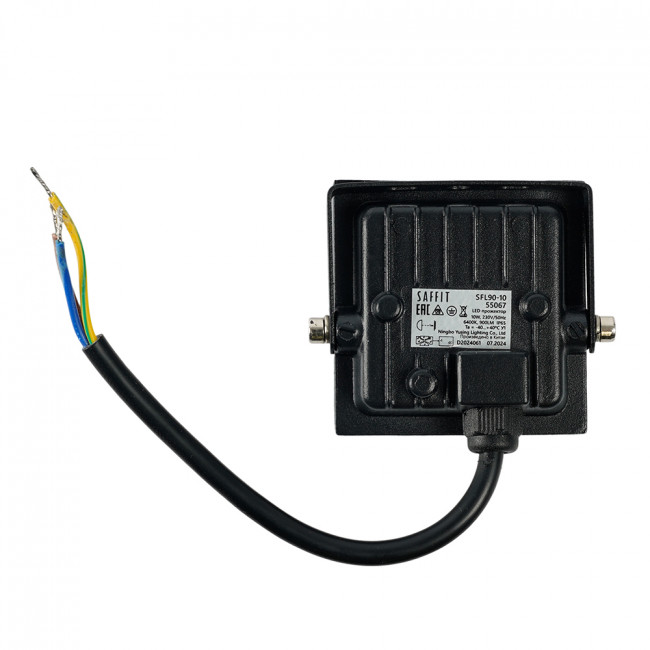 Светодиодный прожектор SAFFIT SFL90-10 IP65 10W 6400K черный, артикул SAFFIT 55067