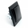 Выключатель 3-клавишный STEKKER серия Эрна PSW10-9007-03 черный 39924 