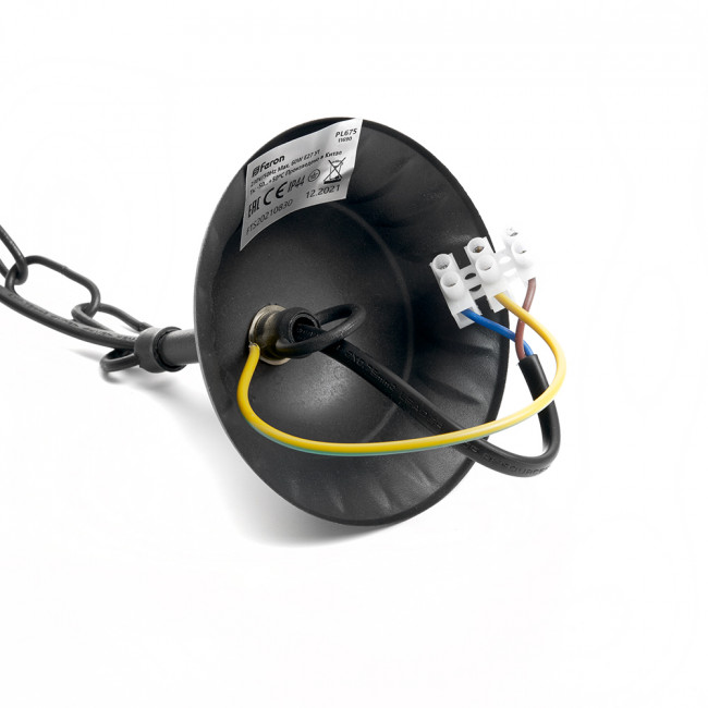 Светильник садово-парковый Feron PL675 на цепочке 60W 230V E27, черный, артикул FERON 11690 Светильник садово-парковый Feron PL675 на цепочке 60W 230V E27, черный, артикул FERON 11690