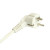 Удлинитель двухместный с/з  STEKKER HM06-21-02 3x1мм2, 2м, серия Home, белый, артикул STEKKER 49339