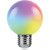 Лампа светодиодная Feron LB-371 Шар матовый E27 3W 230V RGB быстрая смена цвета, артикул FERON 38127
