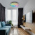 Светодиодный управляемый светильник накладной Feron AL5777 RAINBOW тарелка 60W  RGB + CCT 3000К-6000K, артикул FERON 41917