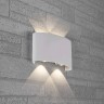 Светодиодный уличный настенный светильник Feron Нью-Йорк DH701 4х1W теплый свет (3000К) белый 48309 
