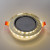 Светильник встраиваемый с белой LED подсветкой Feron CD4981 потолочный GX53 без лампы, прозрачный, золото, артикул FERON 41907