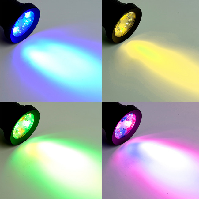 Светильник грунтовой на колышке (грунтовый) Feron.ONE SP2712 8W RGB 195-245V IP65 пластик, артикул FERON 51749