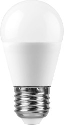 Лампа светодиодная Feron Шар E27 11W холодный свет (6400К) LB-750