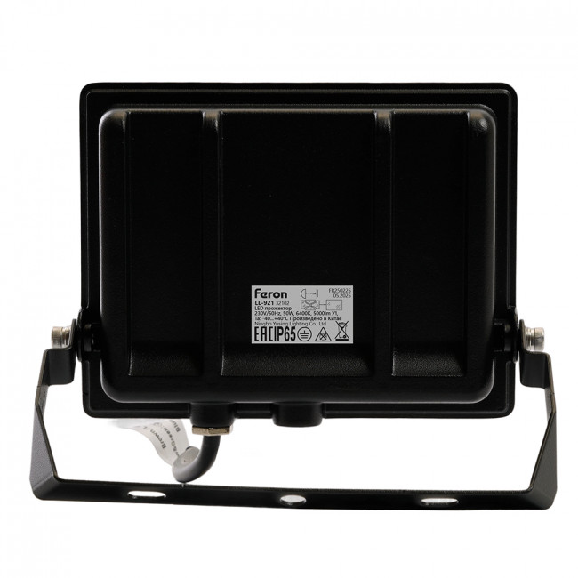 Светодиодный прожектор Feron LL-921 IP65 50W 6400K, артикул FERON 32102 Светодиодный прожектор Feron LL-921 IP65 50W 6400K, артикул FERON 32102