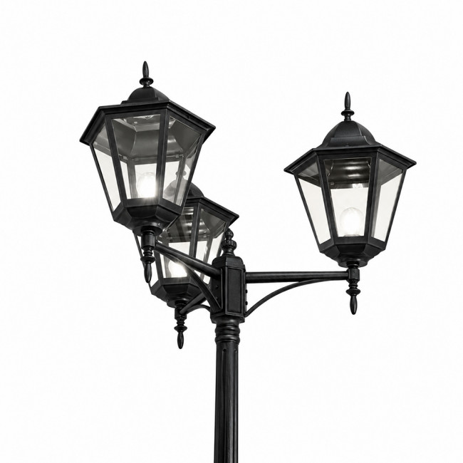 Светильник садово-парковый Feron 8315/PL8315 столб 3*100W E27 230V, черный, артикул FERON 53399 Светильник садово-парковый Feron 8315/PL8315 столб 3*100W E27 230V, черный, артикул FERON 53399