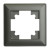 Рамка STEKKER, PFR00-7001-06 1-местная, пластик, серия Катрин,графит, артикул STEKKER 39807 Рамка STEKKER, PFR00-7001-06 1-местная, пластик, серия Катрин,графит, артикул STEKKER 39807