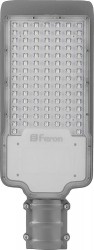 Светодиодный уличный консольный светильник Feron SP2918 120W холодный свет (6400К) AC100-265V, серый