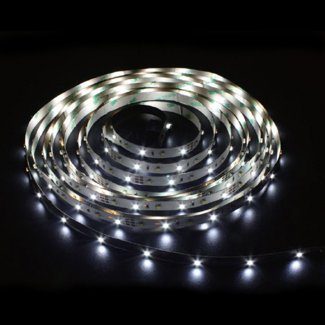 Светодиодная LED лента Feron LS612, 120SMD(2835)/m 9.6W/m 12V 5m 6500К, артикул FERON 27729