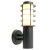 Светильник садово-парковый Feron DH046-B, Техно на стену, 18W E27 230V, черный, артикул FERON 51526