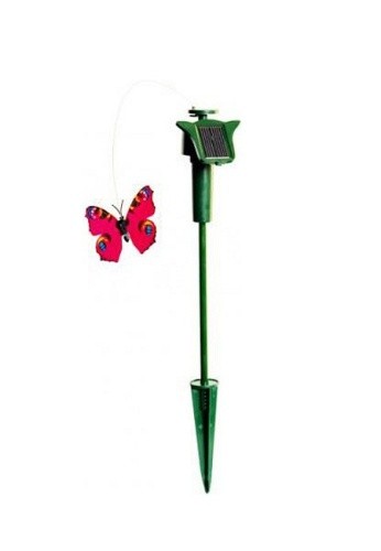Украшение садово-парковое "бабочка" на солнечной батарее, батарейка 1*ААА, Е5205