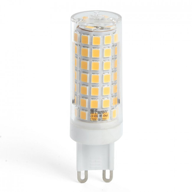 Лампа светодиодная Feron LB-434 G9 9W 175-265V 2700K, артикул FERON 38146