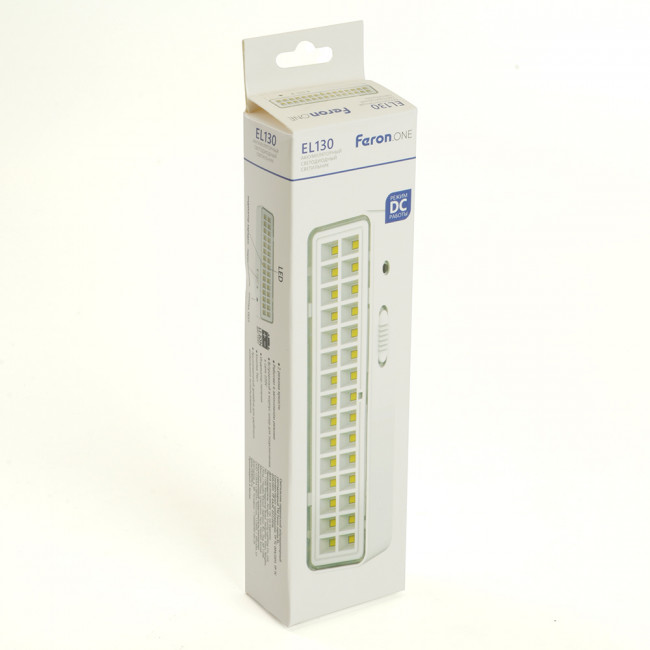 Светильник аккумуляторный Feron.One, 30LED DC, белый, EL130, артикул FERON 48987