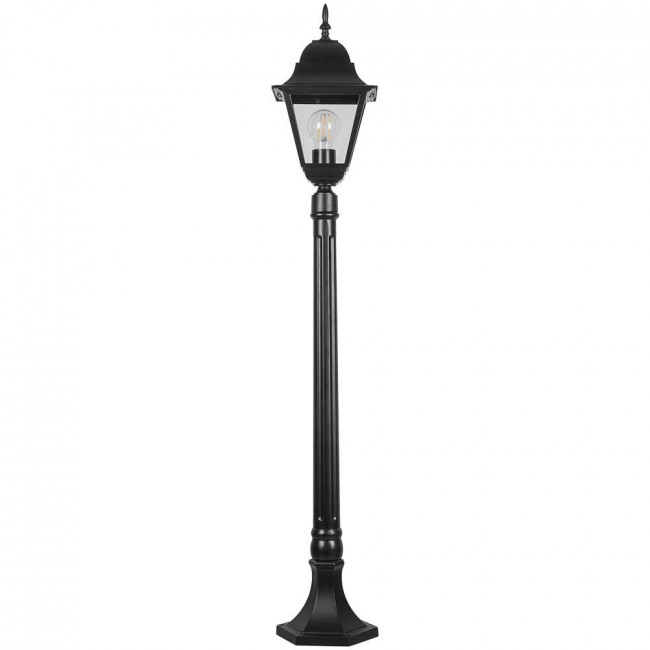 Светильник садово-парковый Feron 4210/PL4210 столб 100W E27 230V, черный, артикул FERON 11034