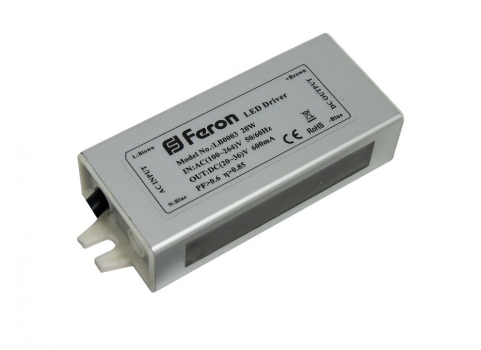 Трансформатор электронный для светодиодного чипа 20W 12V (драйвер), LB0003 21051 