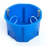 Подрозетник STEKKER EBX20-01-2 для сплошных стен, синий (без инд. стикера) 200шт 39854 
